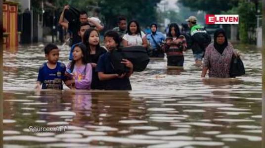 Embedded thumbnail for အင်ဒိုနီးရှားတွင် ရေကြီးမှုများဖြစ်ပွားသဖြင့် လူနှစ်ဦးထက်မနည်းသေဆုံး 