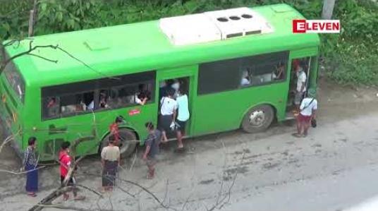 Embedded thumbnail for Stay at Home အကျုံးဝင်သည့်စက်ရုံအလုပ်ရုံများမှ အလုပ်သမားများအနက် ဇွန်လအတွက် လူမှုဖူလုံရေးထည့်ဝင်ကြေး ပေးသွင်းထားသူများအားလုပ်ခလစာ၏ ၄၀ရာခိုင်နှုန်းထောက်ပံ့မည် 